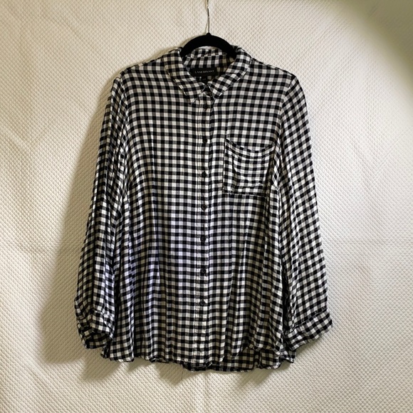 Lane Bryant Checked Flannel - Picture 1 of 5